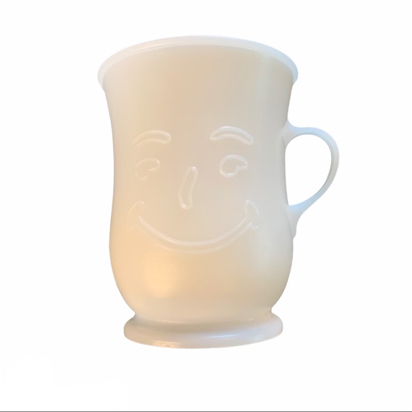 {Vintage} (3) Kool Aid Man Mugs/Cups Set of 3 Frosted Plastic Durable Retro kid - Picture 1 of 15